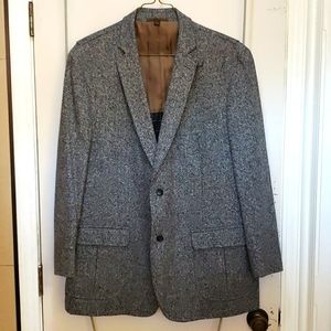 Mens Brown/White/Black speckled Blazer